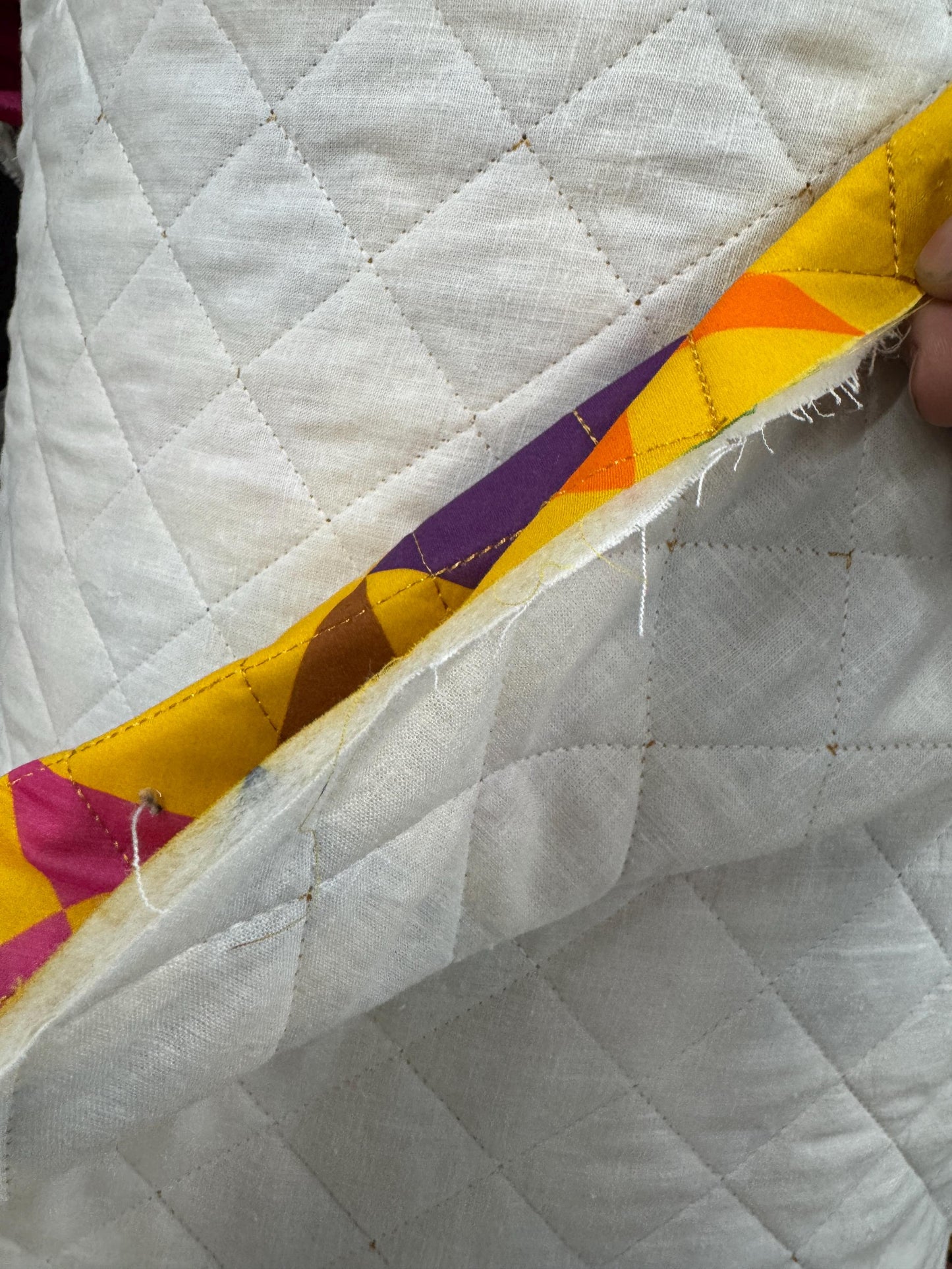 Pre-Quilted Tartan, Fabric. 54" wide, cotton 100%  Fabric by The Yard