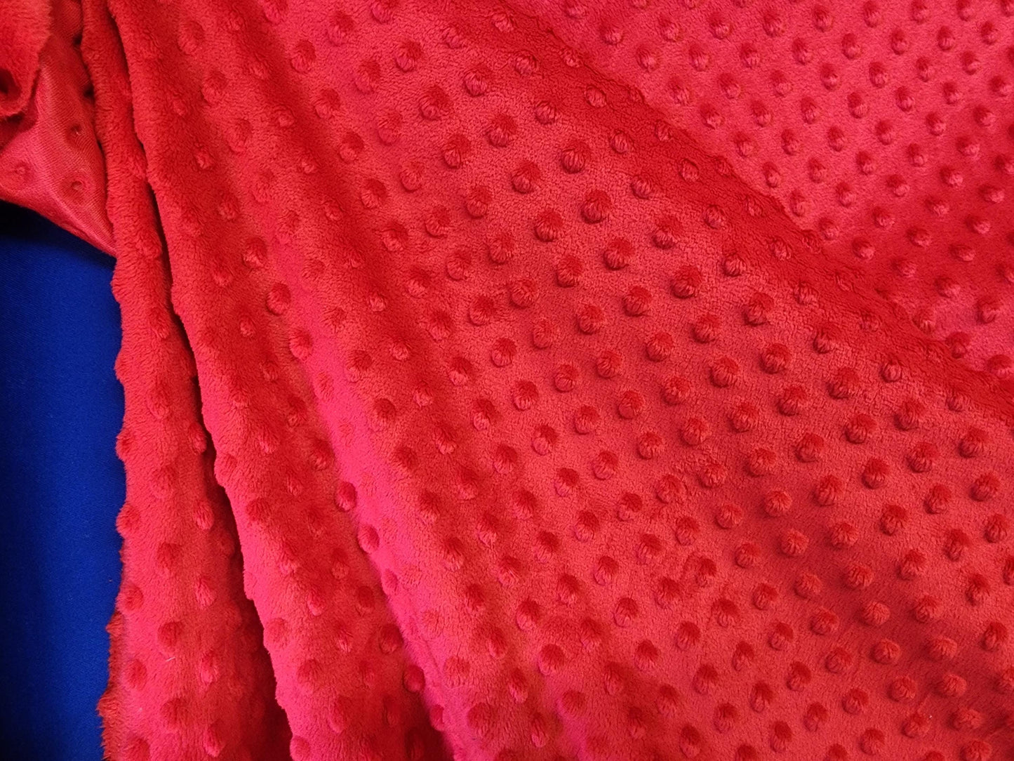 Minky Dimple Dot Soft Fabric, 58 inches Wide, Sold by The Yard