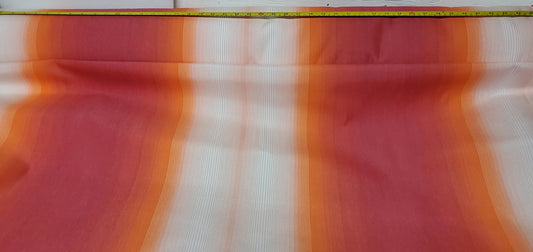 Sunbrella® Awning Stripe Vintage, Red/orange  Fancy 46" Fabric