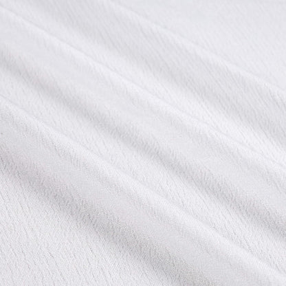 Crinkle Viscose Yoryu Optic White, Fabric by the Yard