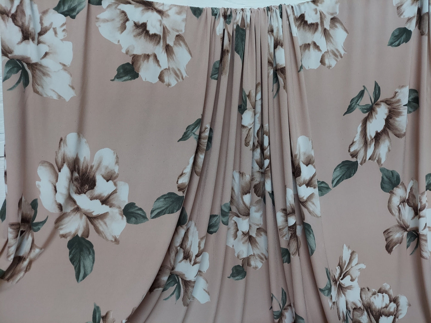 ad Stretch Floral Print Scuba knit light weight 58/60" Wide Fabric Sold by the Yard