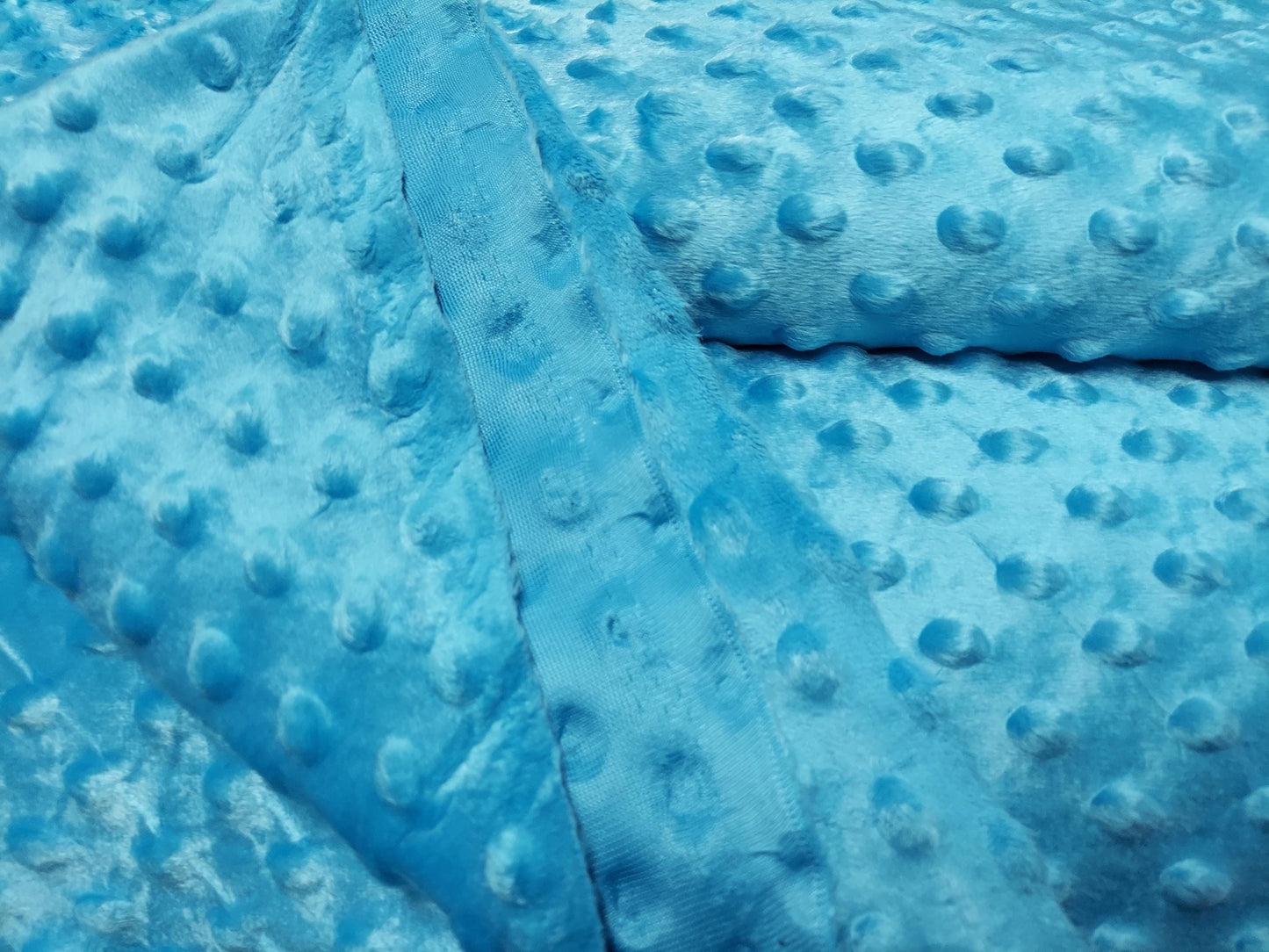 Minky Dimple Dot Soft Fabric, 58 inches Wide, Sold by The Yard