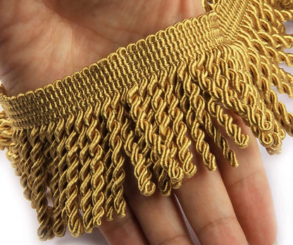 Curtain Fringes Bullion Fringe Trim  3 Inches Fabric Trims Sewing DIY Decoration for Curtain Sofa Clothes