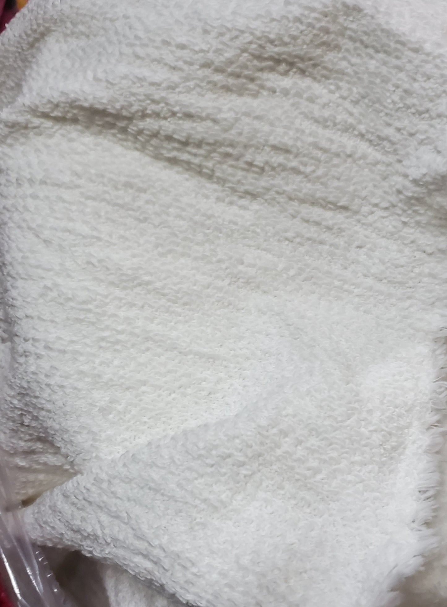 Cotton French Terry , Yard, Ivory , 56" Wide /12 OZ Sold by The Yard