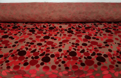 Chenille Fabric, Designer Textured Chenille multi color, Upholstery Fabric, 54" wide, sold by yard in continuou yards