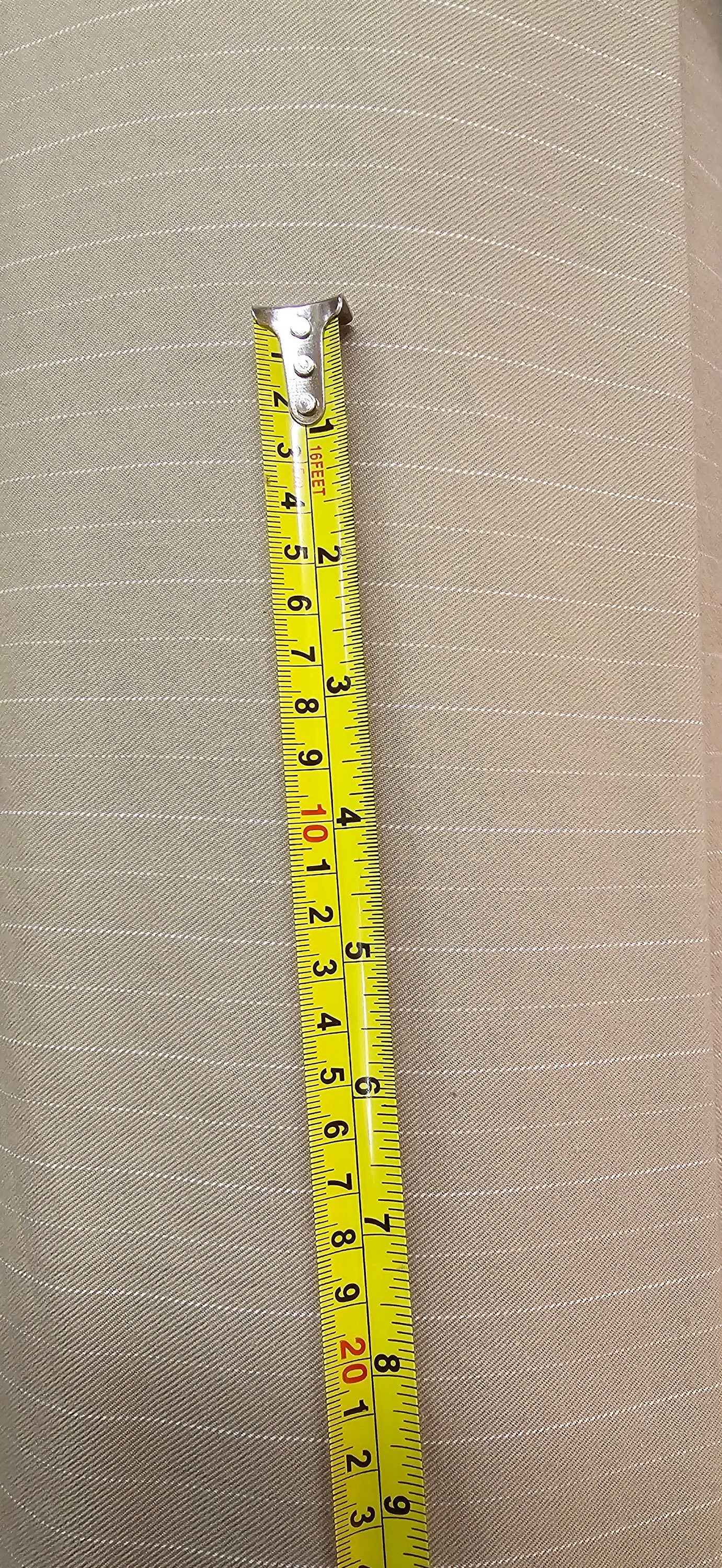 Stripe Twill Denim, color Taupe, color Taupe, 46" wide, sold by yard