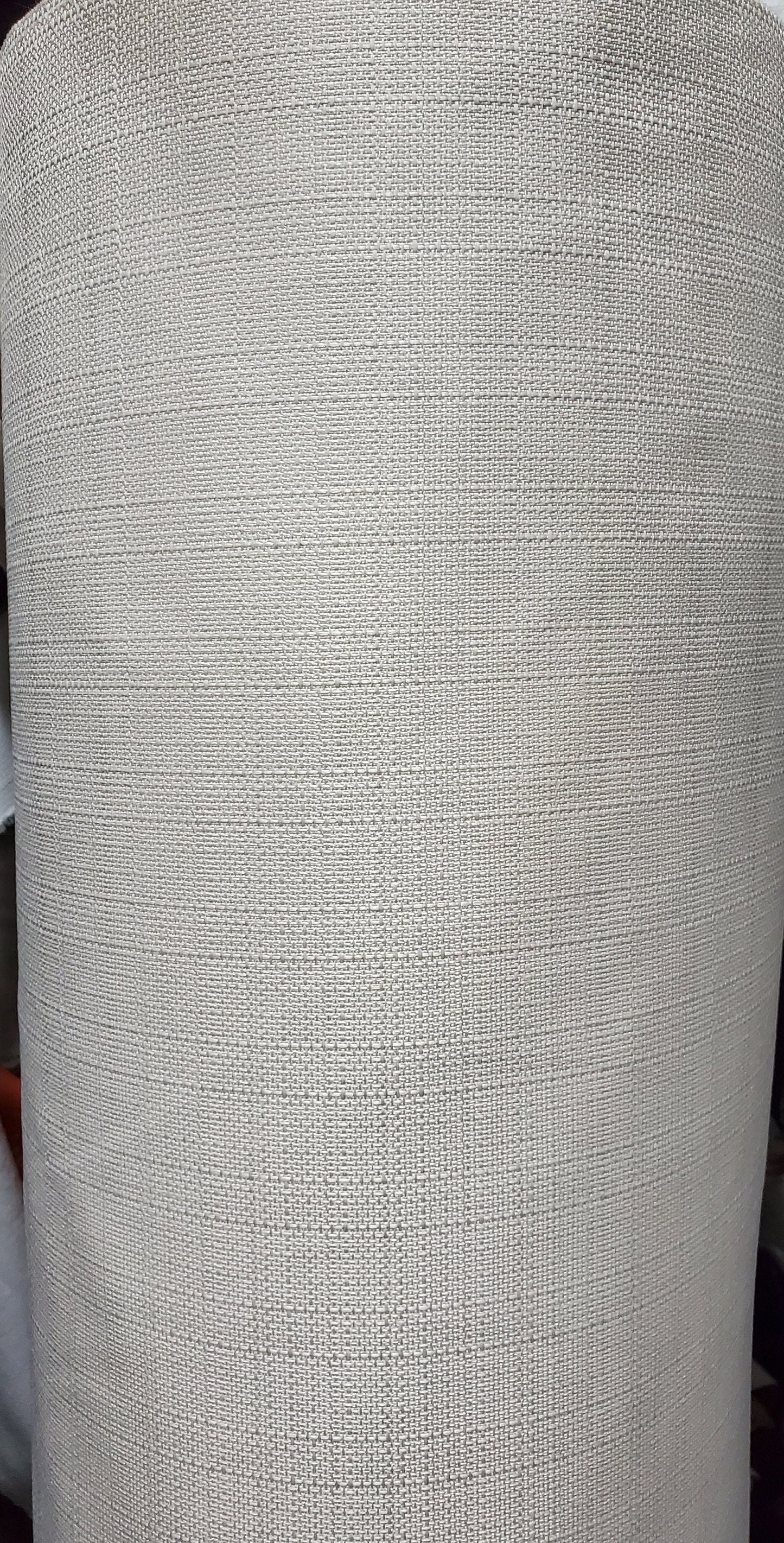 Blackout Roc-lon Texture Drapery Lining 54" wide, color Beige/White 100 percent Blackout Drapery Fabric,