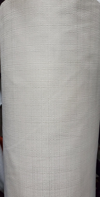 Blackout Roc-lon Texture Drapery Lining 54" wide, color Beige/White 100 percent Blackout Drapery Fabric,