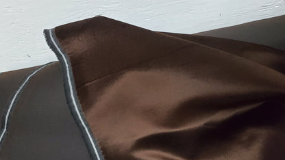 JB Martin 100% Cotton Velvet Upholstery Fabric by The Yard Color Chocolate, 54" wide.