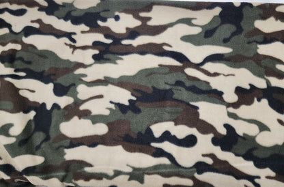 Ad Fabric, Polar Fleece Fabric Prints Camouflage Fleece Fabric / 60" Wide/Sold by The Yard
