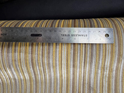 Velvet, Kravet stripe Velvet/chenille upholstery fabric 54" wide , multicolor