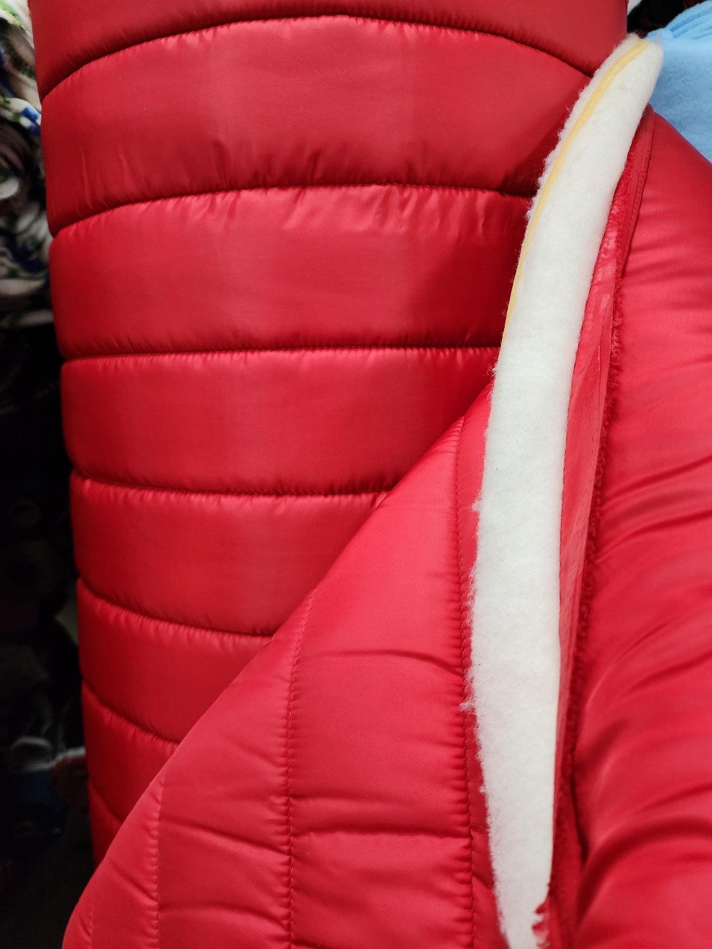 Double Sided Thick Striped Quilted Lining Fabric 58 inches wide sold by yard