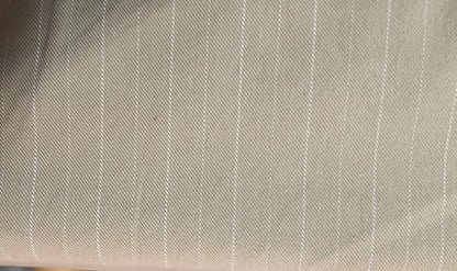 Stripe Twill Denim, color Taupe, color Taupe, 46" wide, sold by yard