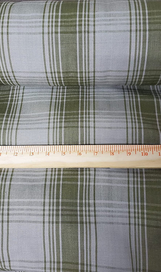Selvedge Denim Plaid, Multicolor, 42" Wide, Sold by Yard