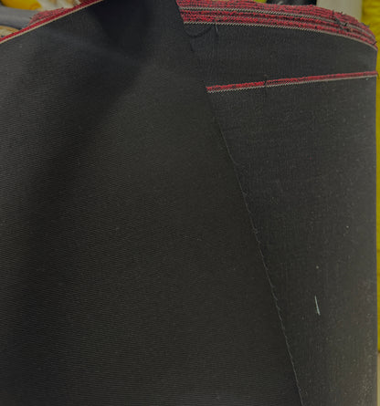 ad Japanese Salvage black 32.5 inches wide Denim Selvedge fabric 13 oz