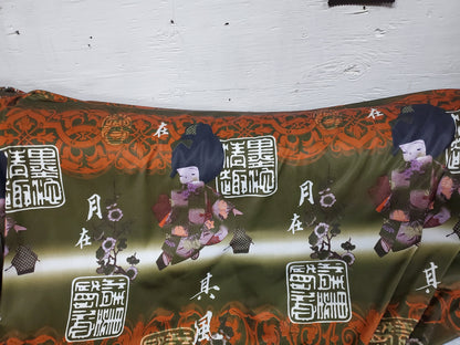 Japanese design print on poly spandex 4-way stretch 58/60” Sold by the YD Sold by Yard