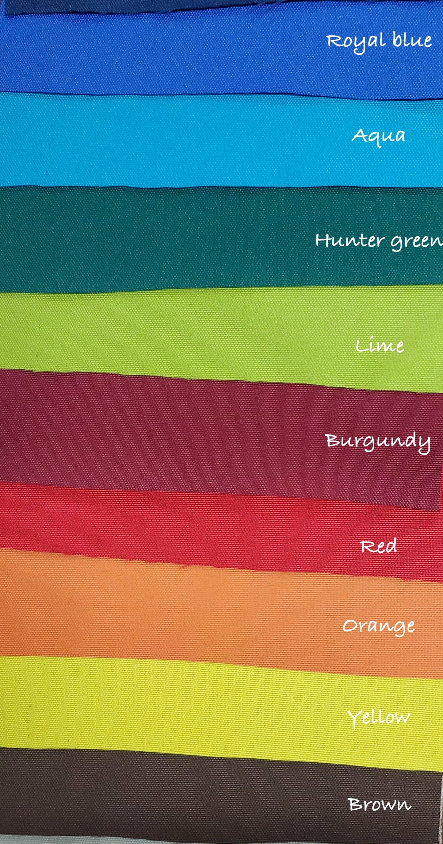 Waterproof Canvas Indoor/Outdoor Fabric  Waterproof Solid Fabric - 60" wide - Anti-UV  - Sold by the Yard