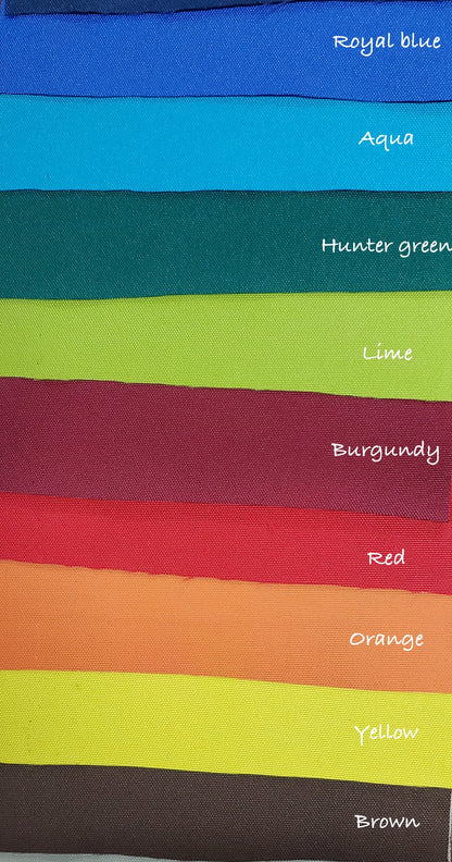 Waterproof Canvas Indoor/Outdoor Fabric  Waterproof Solid Fabric - 60" wide - Anti-UV  - Sold by the Yard