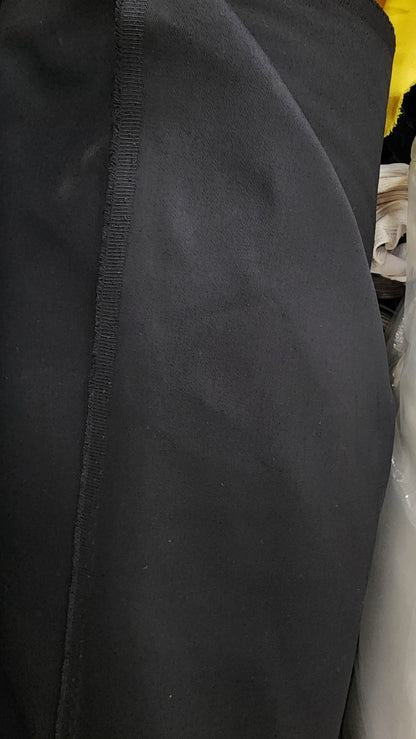 Twill Fabric, Black color,  Twill Fabric by the yard 8 oz 100% Cotton 58 in width , sold by yard in continuous yards.