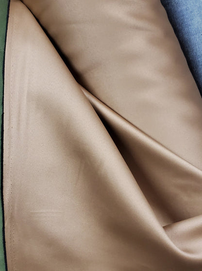 Black out Drapery Fabric Capuccino color, 3 pass blackout fabric, 58" wide, sold by yard in continuous yards
