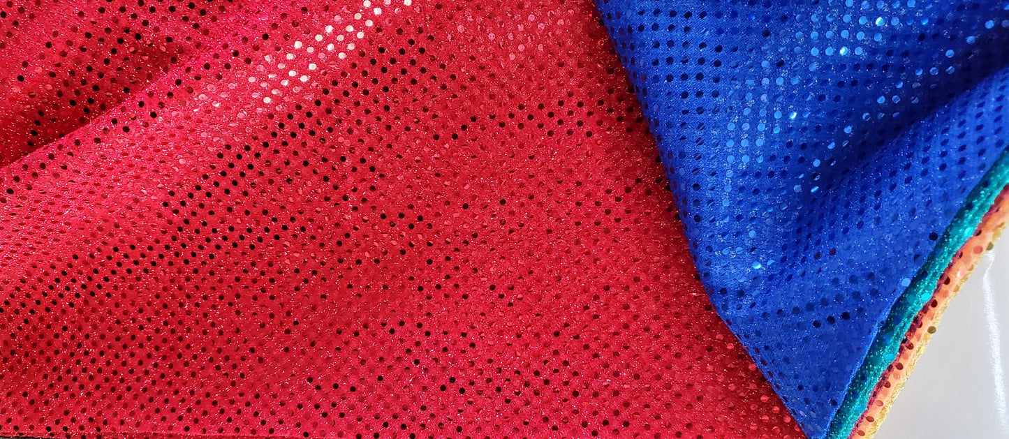 Wide Faux Sequin Light weight Knit Fabric Shiny Dot Confetti for Sewing Costumes Apparel Crafts Sold by The Yard