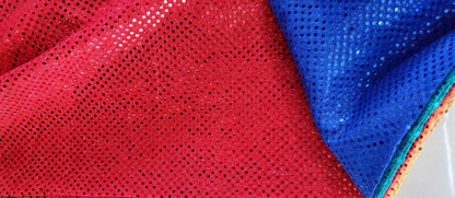 Wide Faux Sequin Light weight Knit Fabric Shiny Dot Confetti for Sewing Costumes Apparel Crafts Sold by The Yard