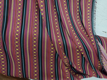 ad chiffon/Georgette 58 inches wide chains design fabric by yard