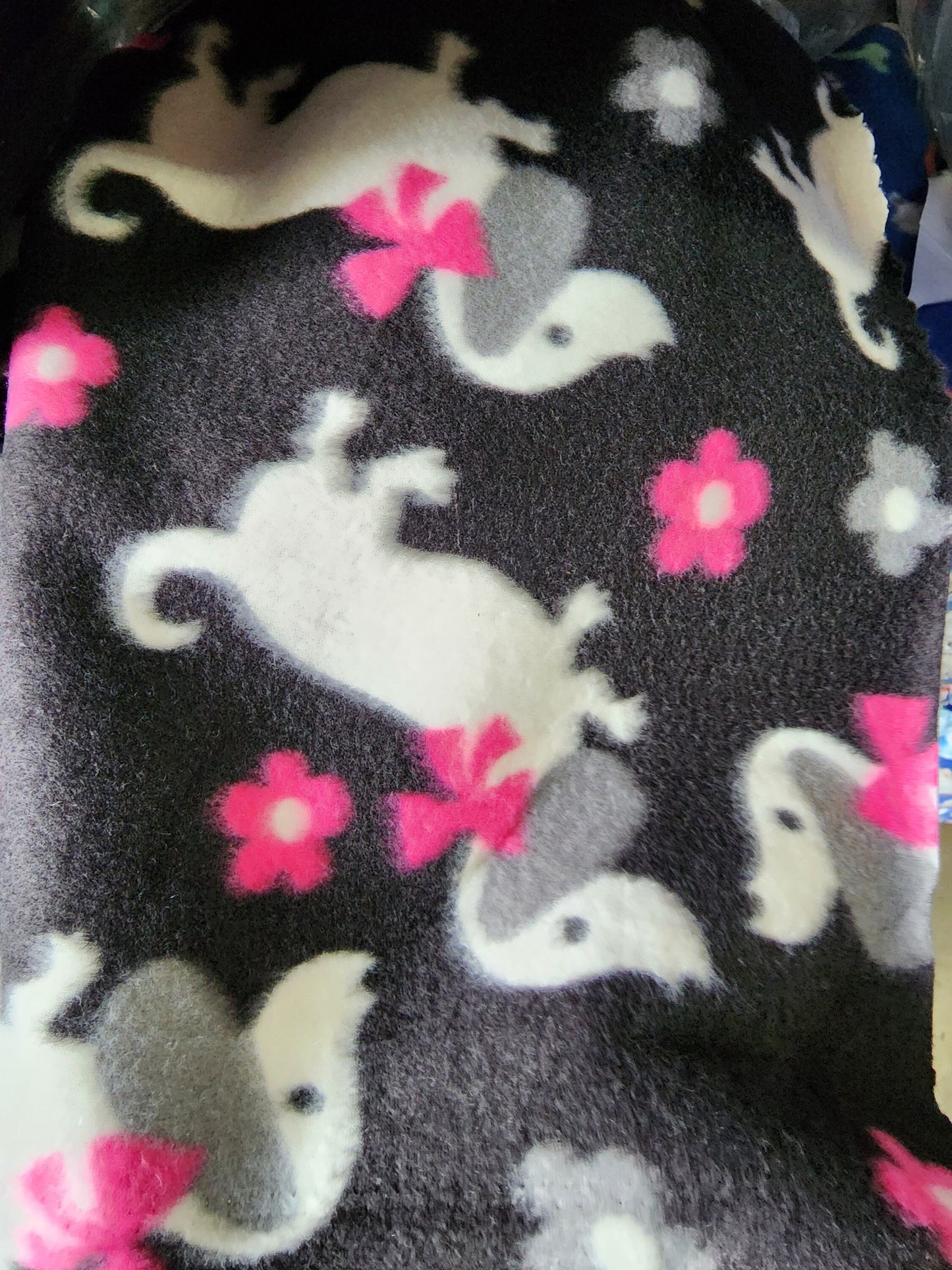 Fleece Fabric Dogs print Fleece Polar print Fleece Polar By The Yard 60" Wide