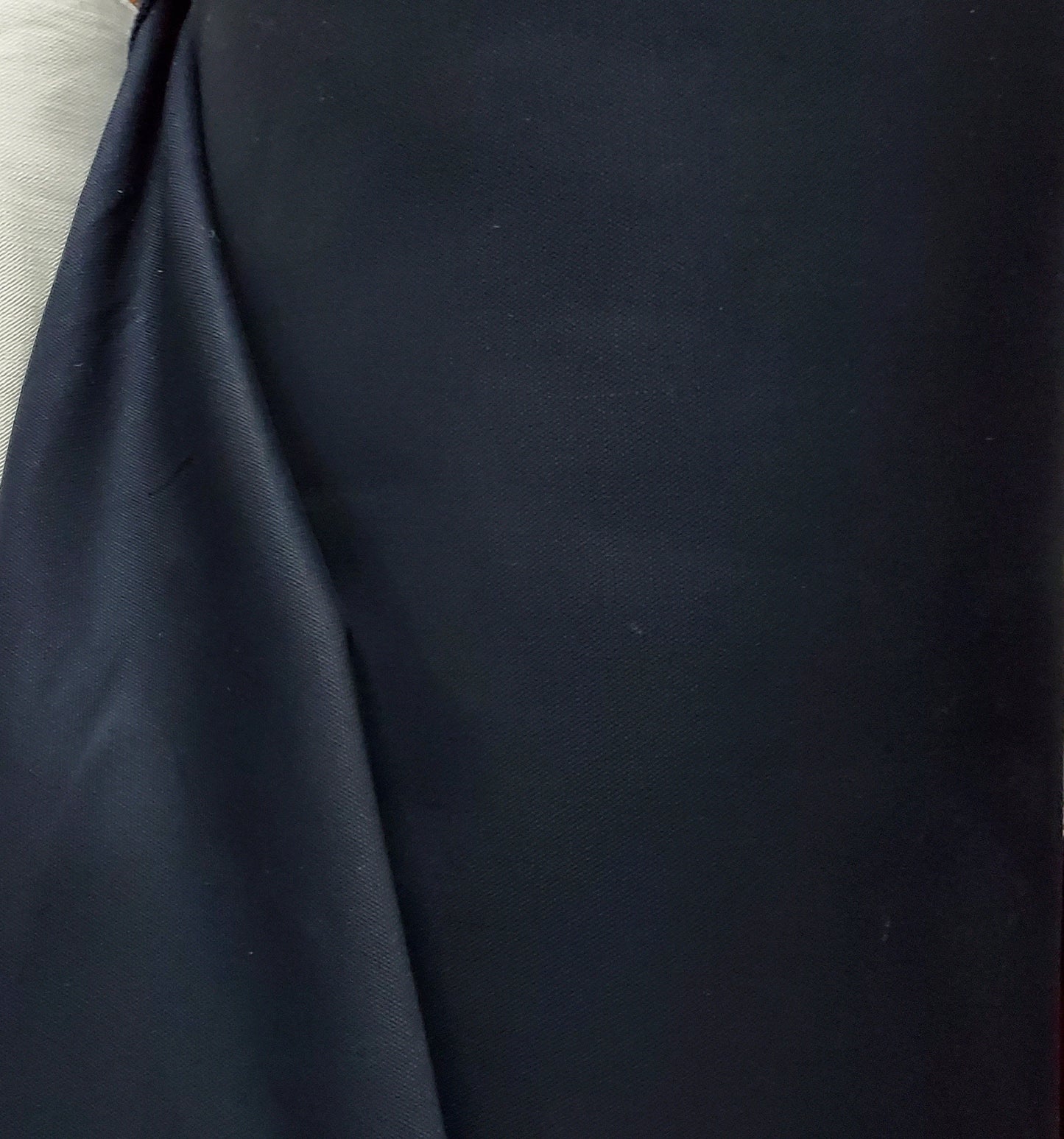 10 Oz Navy Blue Cotton Canvas Fabric, 58" wide, sold by yard in continuous yards