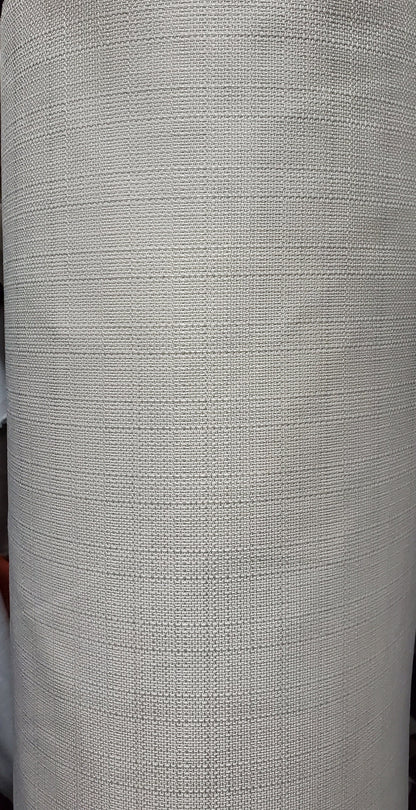 Blackout Roc-lon Texture Drapery Lining 54" wide, color Beige/White 100 percent Blackout Drapery Fabric,