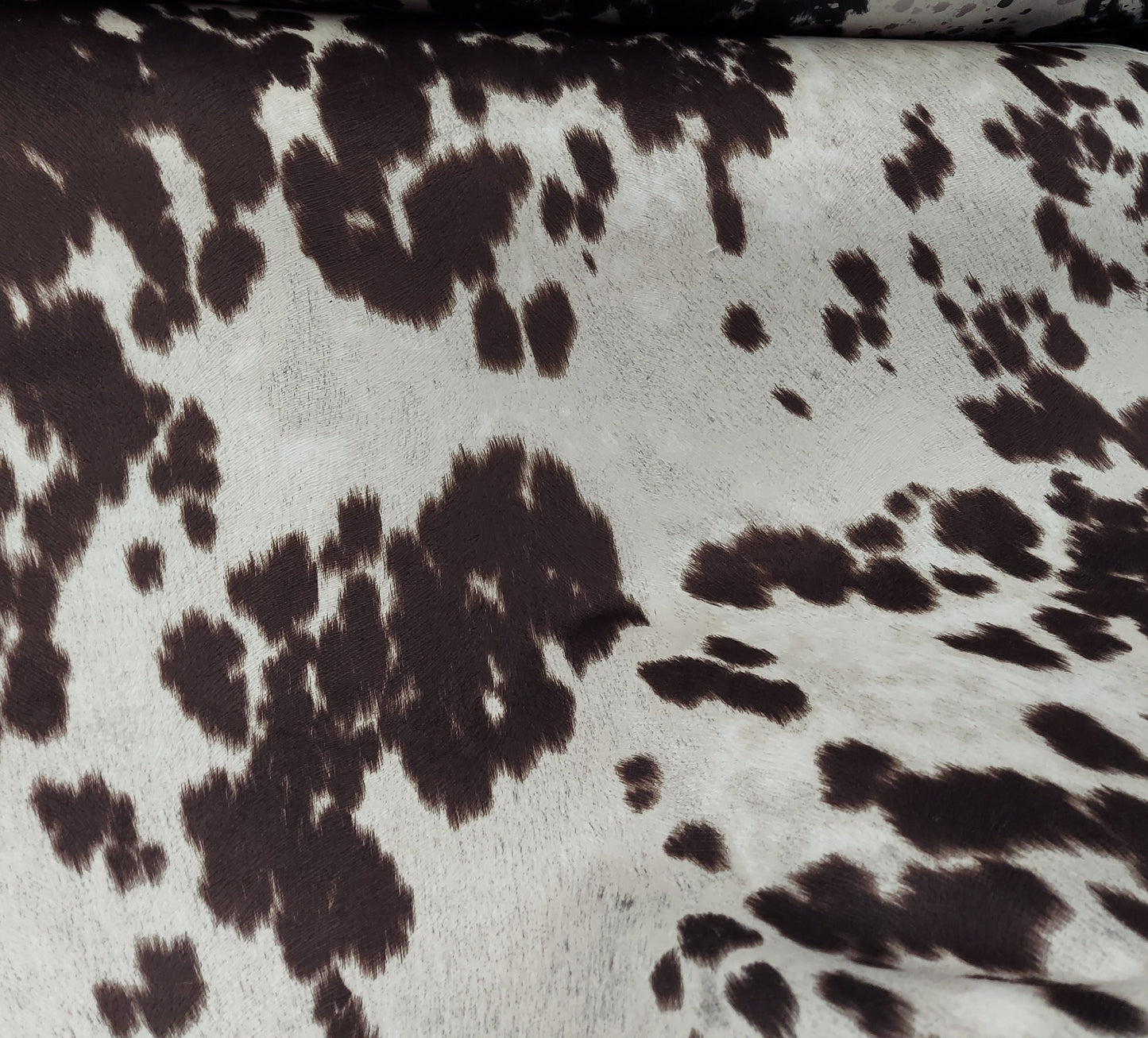 ad cow Print 58 inches fabric Cotton Velvet Upholstery Fabric Per Yard