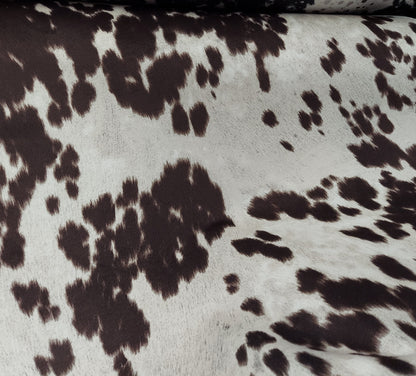 ad cow Print 58 inches fabric Cotton Velvet Upholstery Fabric Per Yard