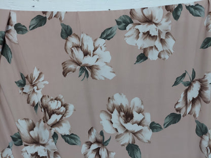 ad Stretch Floral Print Scuba knit light weight 58/60" Wide Fabric Sold by the Yard