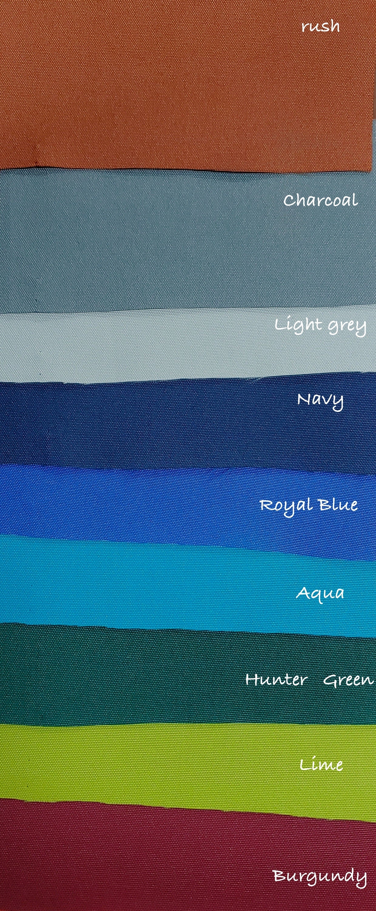 Waterproof Canvas Indoor/Outdoor Fabric  Waterproof Solid Fabric - 60" wide - Anti-UV  - Sold by the Yard