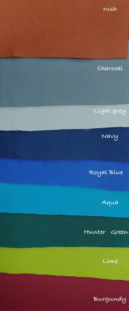 Waterproof Canvas Indoor/Outdoor Fabric  Waterproof Solid Fabric - 60" wide - Anti-UV  - Sold by the Yard