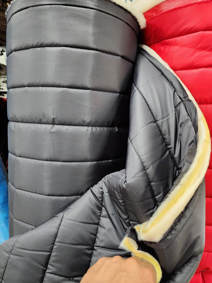 Double Sided Thick Striped Quilted Lining Fabric 58 inches wide sold by yard