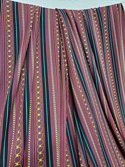 ad chiffon/Georgette 58 inches wide chains design fabric by yard