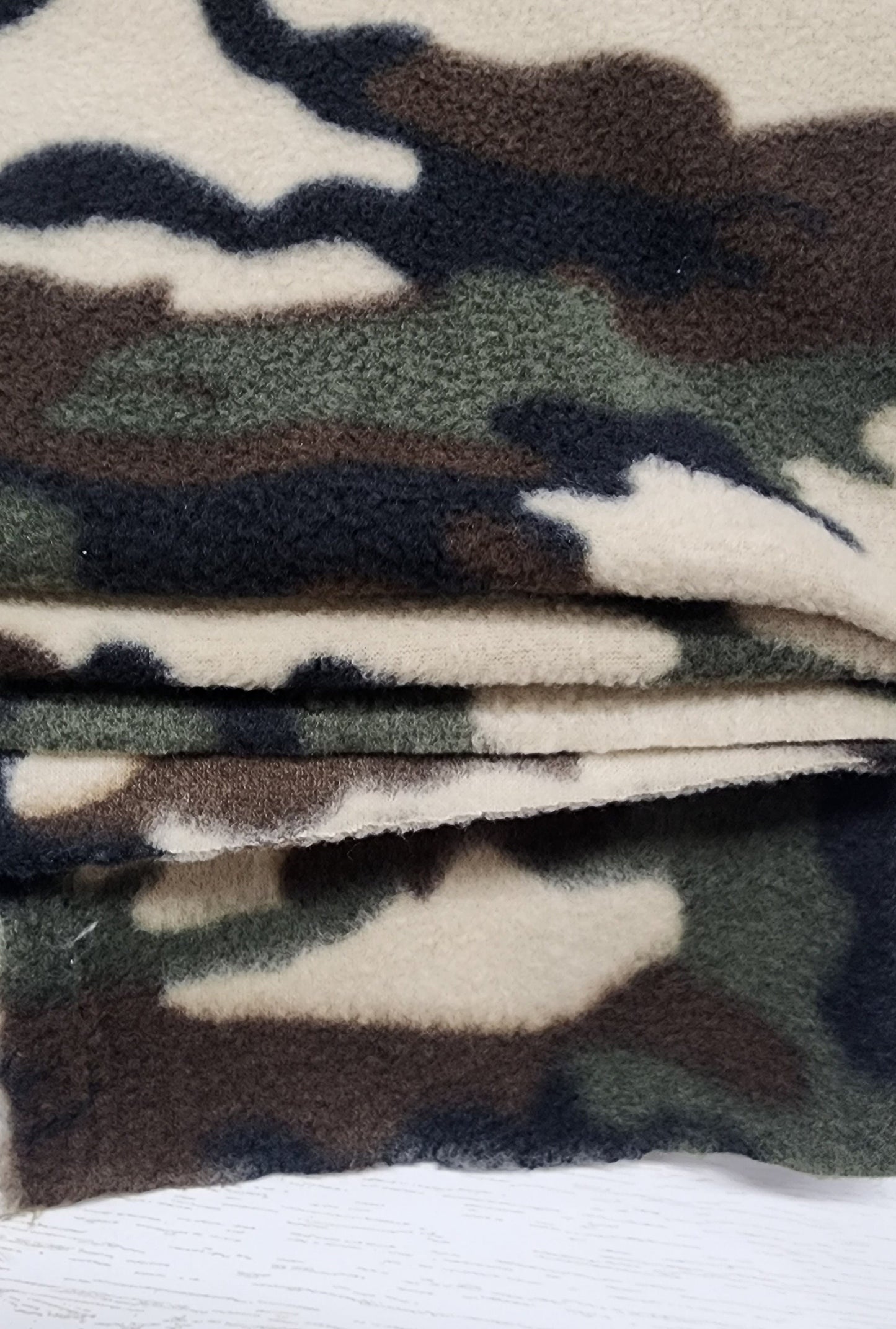 Ad Fabric, Polar Fleece Fabric Prints Camouflage Fleece Fabric / 60" Wide/Sold by The Yard