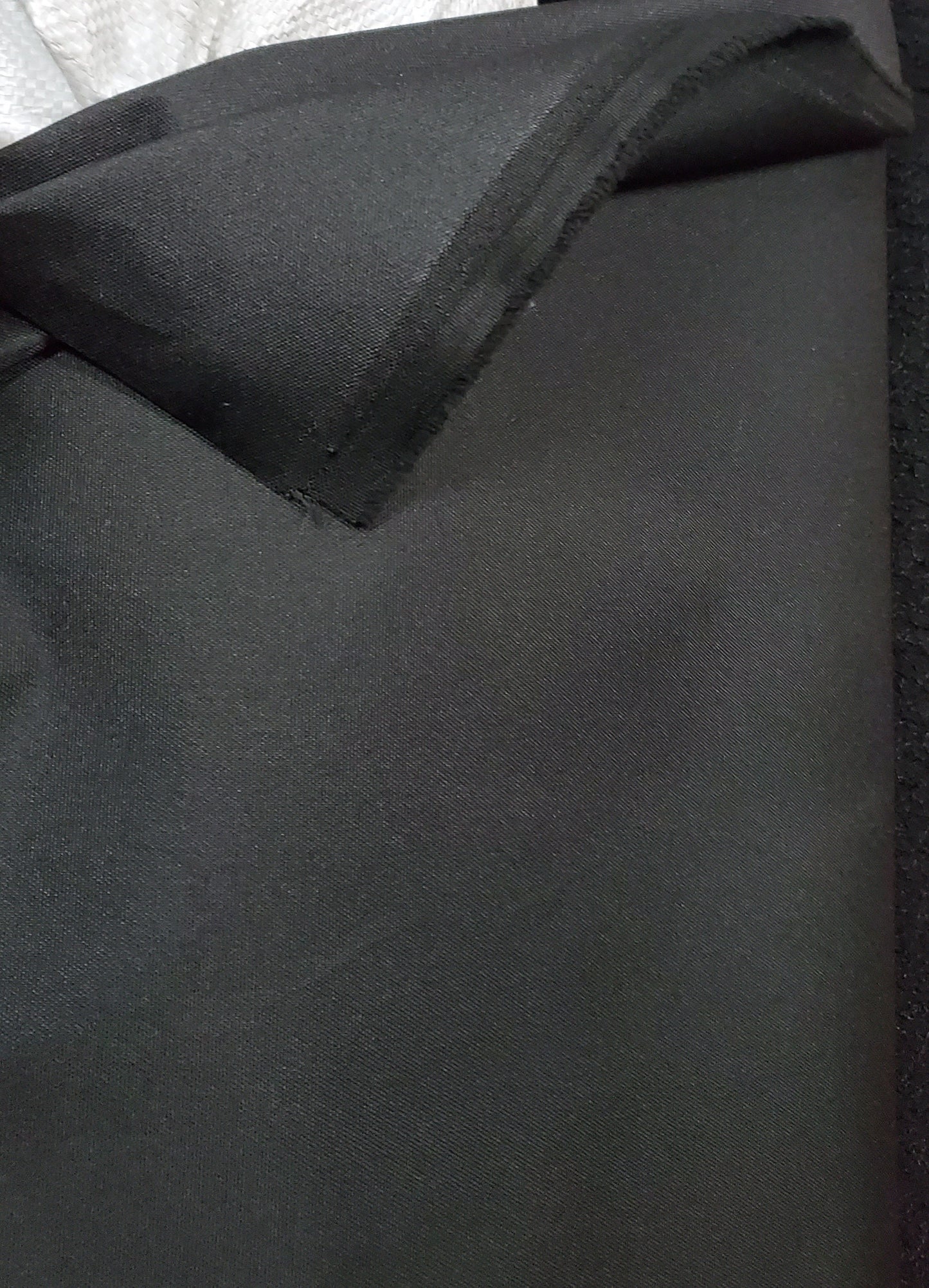 Upholstery-outdoor-Waterproof outdoor-Soft-Solid-Canvas-fabric-Black) NOT Fade Resistance, Water Resistance ONLY  60" wide, sold by yard