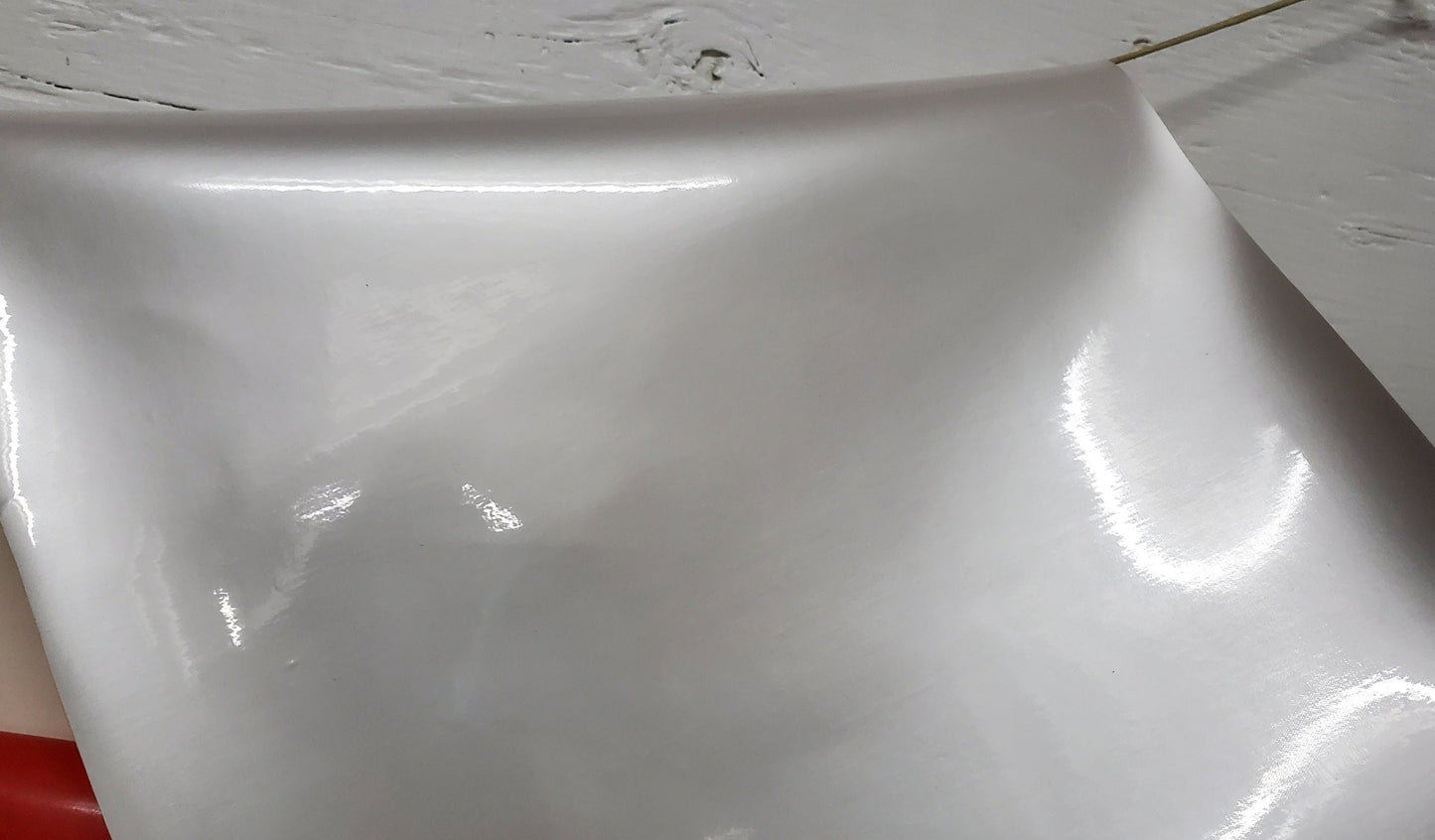 Patent Leather Vinyl Fabric - by The Yard