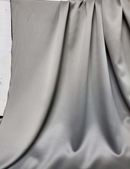 Blackout Drapery Fabric Titanium color, 3 pass blackout fabric, block out 99%