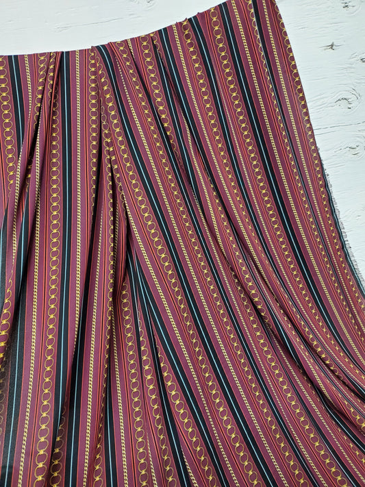 ad chiffon/Georgette 58 inches wide chains design fabric by yard