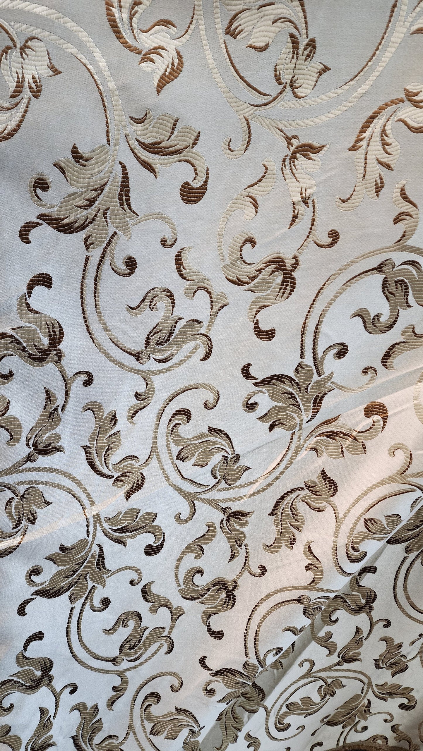 Damask Jacquard Brocade, victorya Classic Fabric 58" Wide, Color Dawn, Sold by Yard