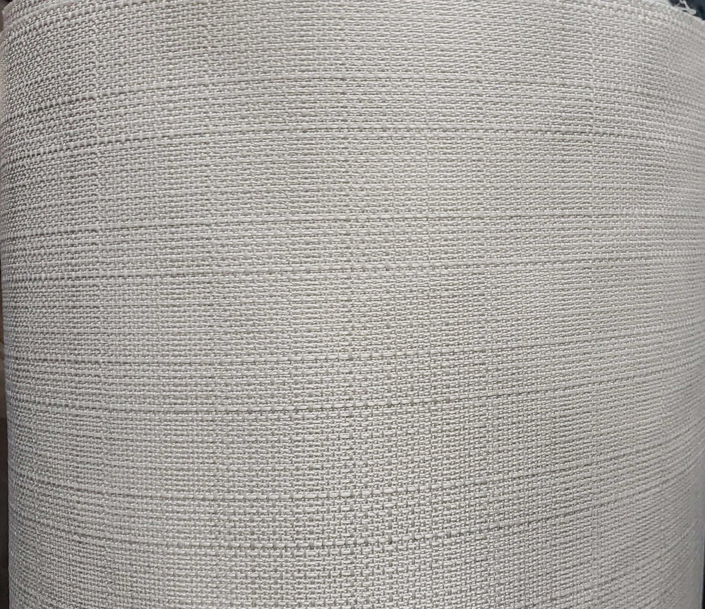Blackout Roc-lon Texture Drapery Lining 54" wide, color Beige/White 100 percent Blackout Drapery Fabric,