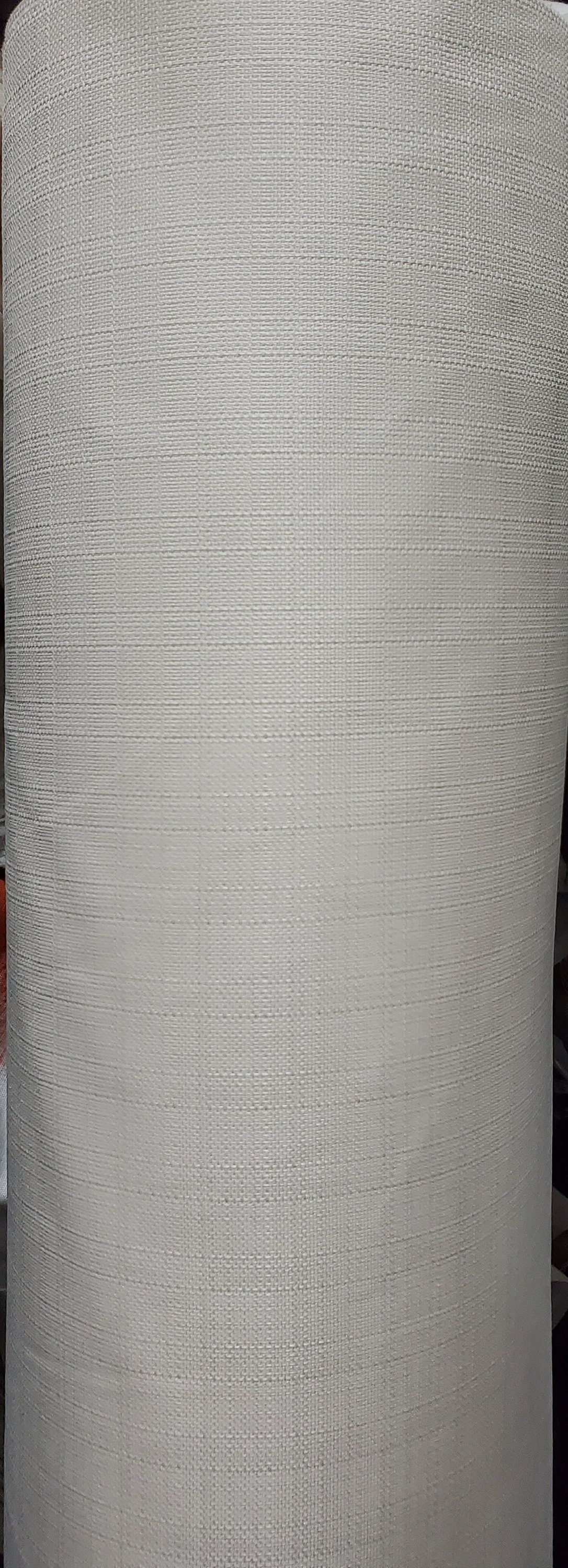 Blackout Roc-lon Texture Drapery Lining 54" wide, color Beige/White 100 percent Blackout Drapery Fabric,