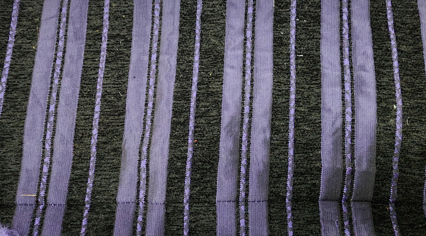 Chenille BAROQUE UPHOLSTERY Fabric Jacquard striped  58" wide , sold by yard in continuous yards