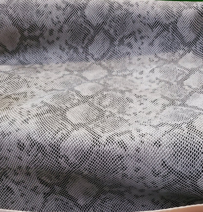 Vinyl King Cobra Snake  Vinyl Animal Skin Fabric Sold By The Yard 54" wide