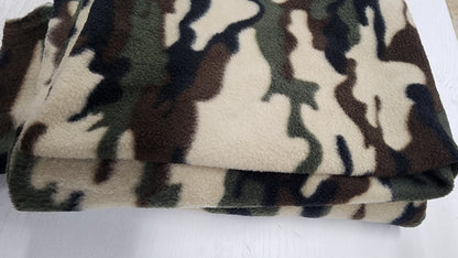 Ad Fabric, Polar Fleece Fabric Prints Camouflage Fleece Fabric / 60" Wide/Sold by The Yard