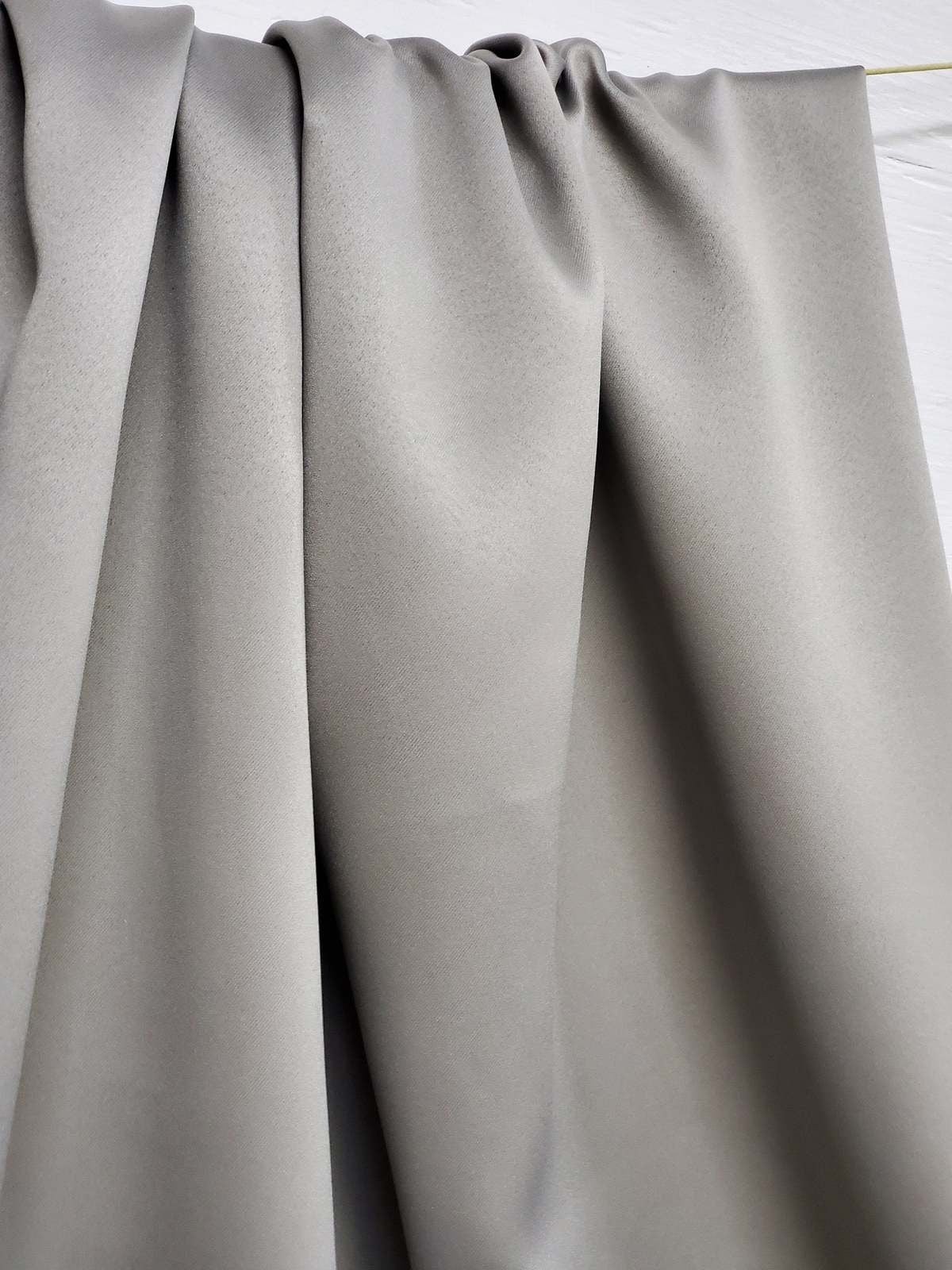 Blackout Drapery Fabric Titanium color, 3 pass blackout fabric, block out 99%