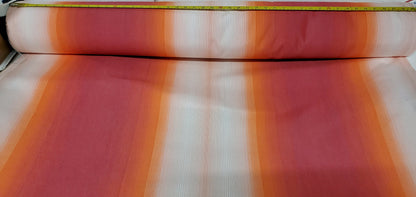 Sunbrella® Awning Stripe Vintage, Red/orange  Fancy 46" Fabric
